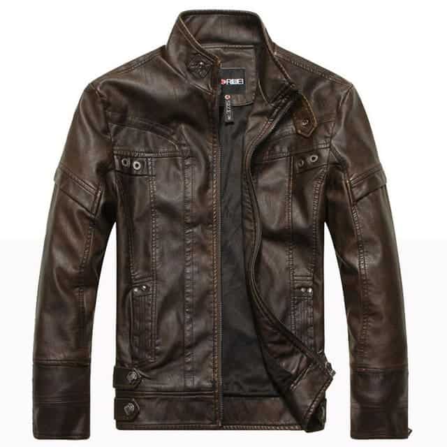 sample description for leather jacket