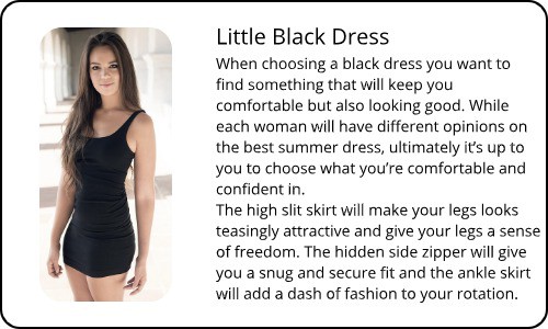 little black dress description